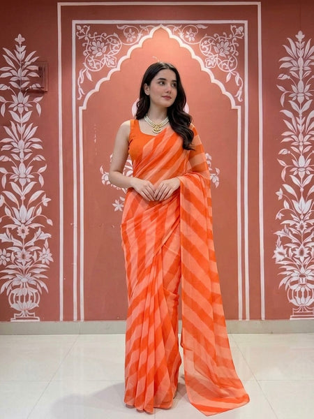 Leheriya Saree
