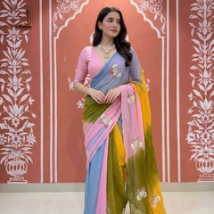 Semi Chiffon Saree