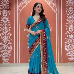 Royal Georgette Saree