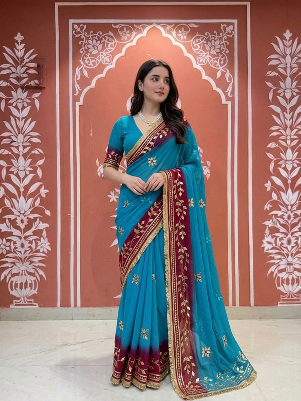 Royal Georgette Saree