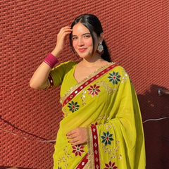 Flower Saree