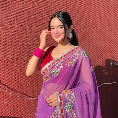 Flower Saree