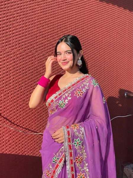 Flower Saree