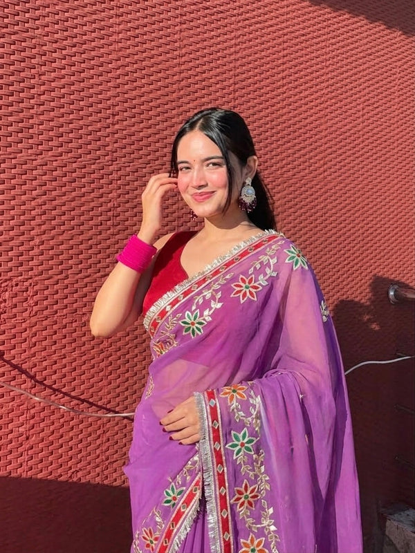 Flower Saree