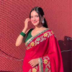 Flower Saree