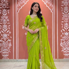 GOTA PATTI ROYAL GEORGETTE SAREE
