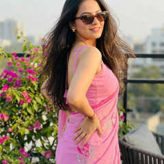 Semi Chiffon Handbrush Saree