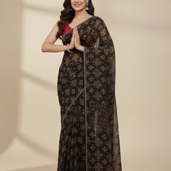KOTA DORIYA AJRAK SAREE