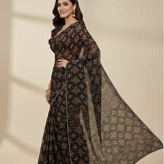 KOTA DORIYA AJRAK SAREE