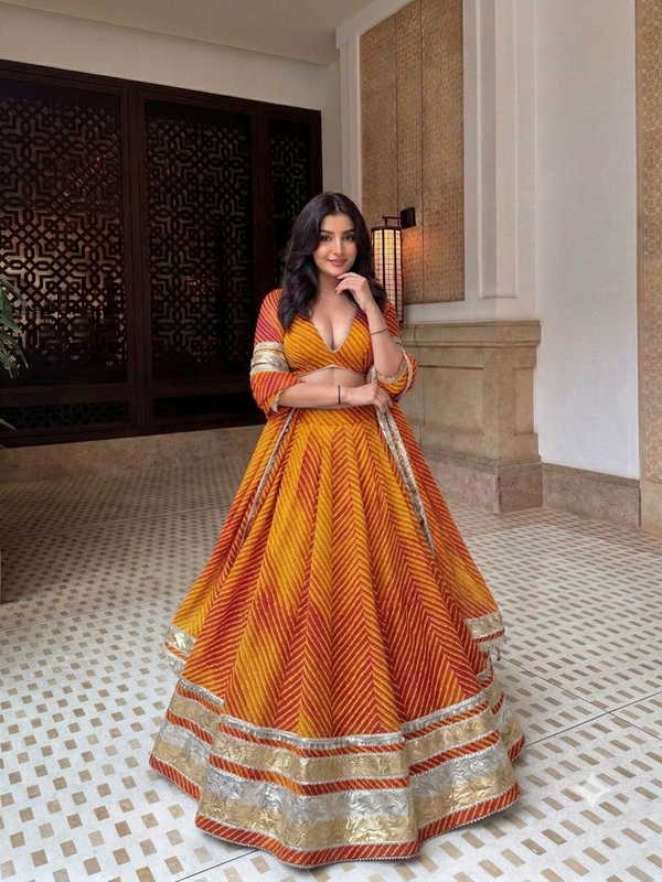 Leheriya Lehenga