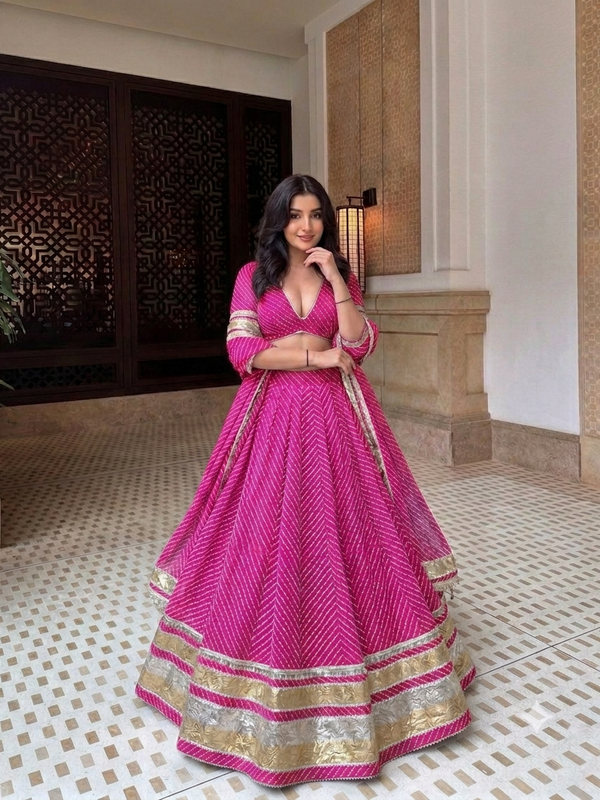 Leheriya Lehenga