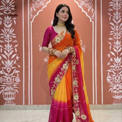 Pure Najmeen Chiffon Saree
