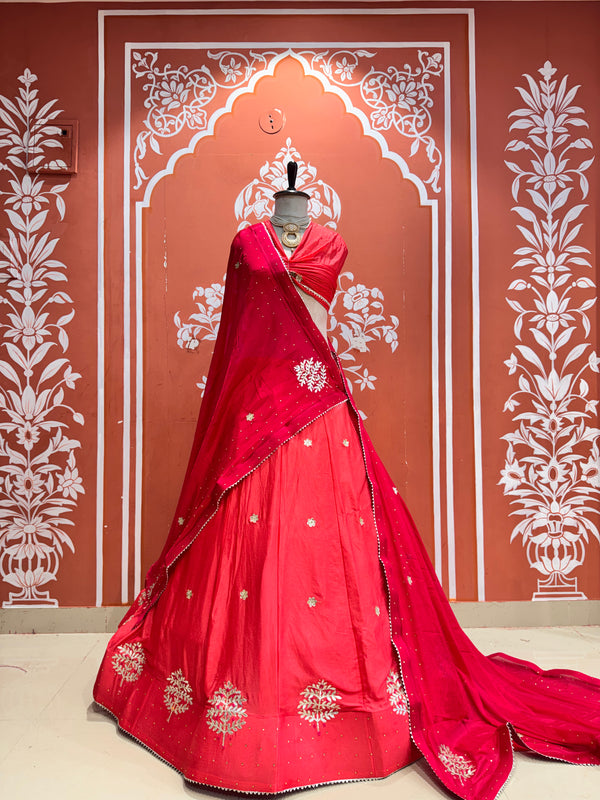 CHINON GOTA PATTI LEHENGA