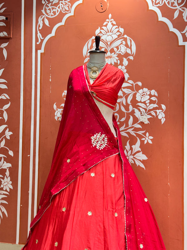 CHINON GOTA PATTI LEHENGA