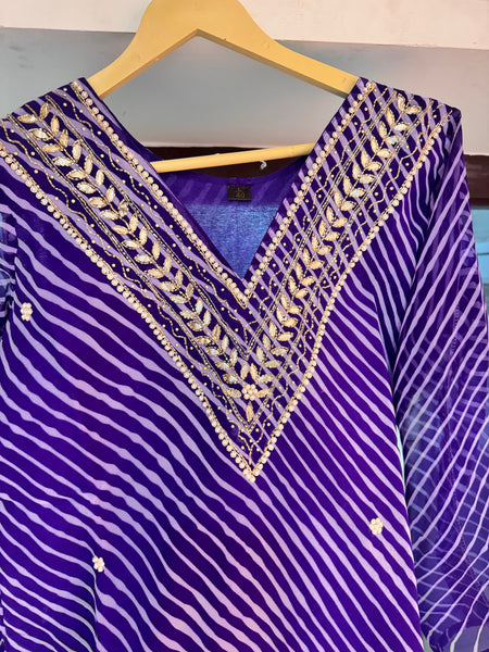 Leheriya Handwork Kurti