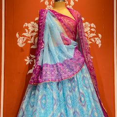 ROYAL GEORGETTE LIGHTWEIGHT FLARED LEHENGA