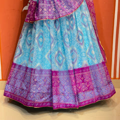 ROYAL GEORGETTE LIGHTWEIGHT FLARED LEHENGA
