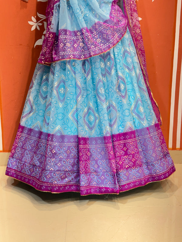 ROYAL GEORGETTE LIGHTWEIGHT FLARED LEHENGA