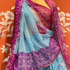 ROYAL GEORGETTE LIGHTWEIGHT FLARED LEHENGA