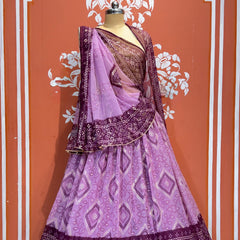 ROYAL GEORGETTE LIGHTWEIGHT FLARED LEHENGA