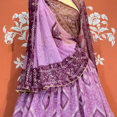 ROYAL GEORGETTE LIGHTWEIGHT FLARED LEHENGA