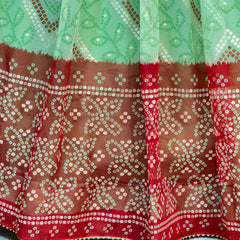 ROYAL GEORGETTE LIGHTWEIGHT FLARED LEHENGA