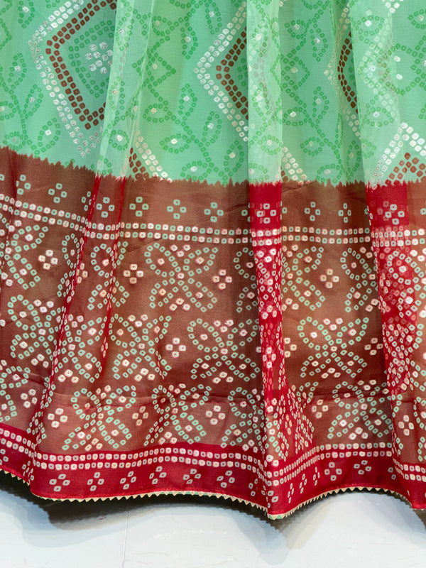 ROYAL GEORGETTE LIGHTWEIGHT FLARED LEHENGA