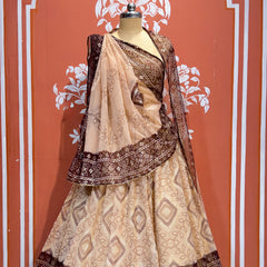 ROYAL GEORGETTE LIGHTWEIGHT FLARED LEHENGA