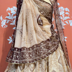 ROYAL GEORGETTE LIGHTWEIGHT FLARED LEHENGA