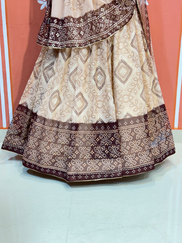 ROYAL GEORGETTE LIGHTWEIGHT FLARED LEHENGA