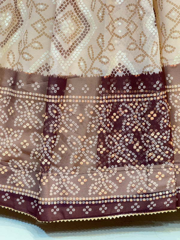 ROYAL GEORGETTE LIGHTWEIGHT FLARED LEHENGA