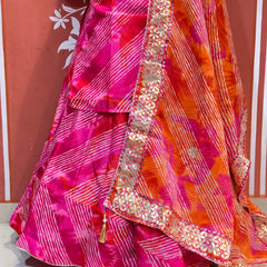 KOTA DORIYA SKIRT WITH KURTI AND DUPATTA