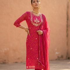Bhandej Handwork Kurti