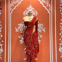 Bandhej Saree