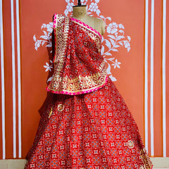 KOTA DORIYA GOTA PATTI LEHENGA