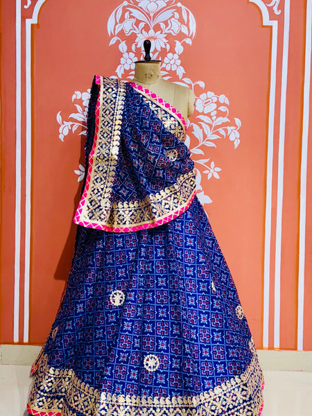 KOTA DORIYA GOTA PATTI LEHENGA