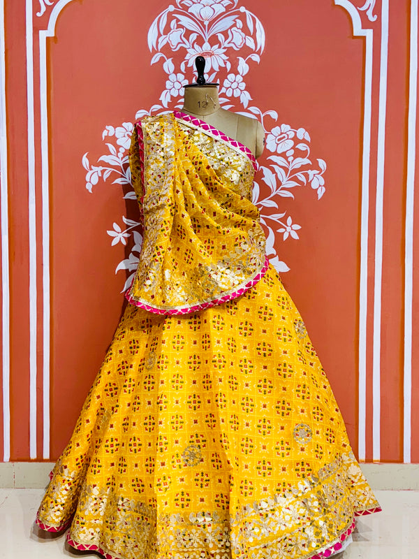 KOTA DORIYA GOTA PATTI LEHENGA
