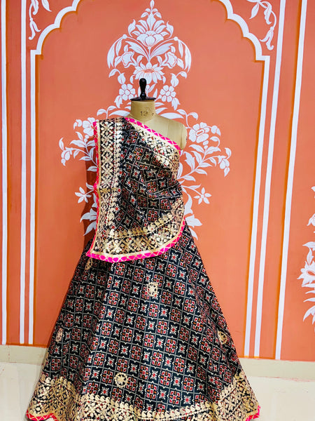 KOTA DORIYA GOTA PATTI LEHENGA