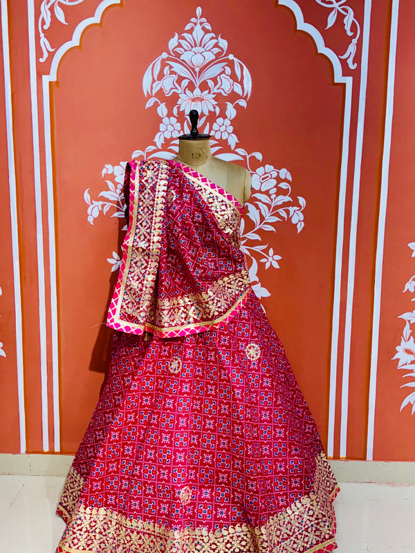 KOTA DORIYA GOTA PATTI LEHENGA