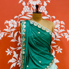 CHINON AARI GOTA PATTI WORK SHADED LEHENGA