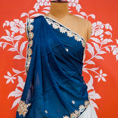CHINON AARI GOTA PATTI WORK SHADED LEHENGA