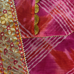 KOTA DORIYA SKIRT WITH KURTI AND DUPATTA