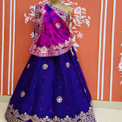 CHINON SHIBORI HANDWORK GOTA PATTI LEHENGA