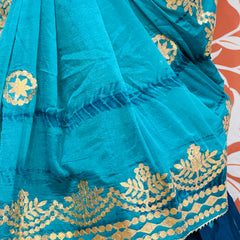 CHINON SHIBORI HANDWORK GOTA PATTI LEHENGA