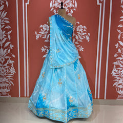 SHIBORI LEHERIYA GOTA PATTI LEHENGA