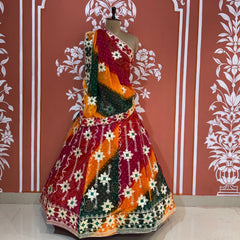 BHANDHEJ MACHINE GOTA WORK LEHENGA