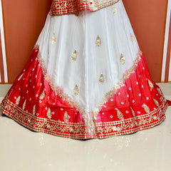 CHINON HANDWORK KACHI PATTI LEHENGA