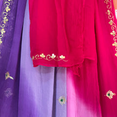BOX DIE PURE CHIFFON MACHINE WORK SAREE