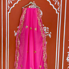 GOTA PATTI ROYAL GEORGETTE SAREE