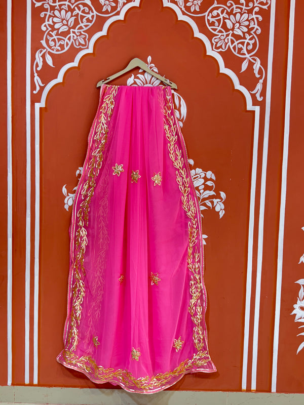 GOTA PATTI ROYAL GEORGETTE SAREE